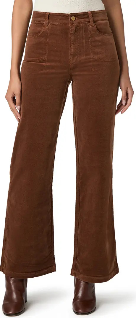 Anessa High Waist Corduroy Wide Leg Pants | Nordstrom