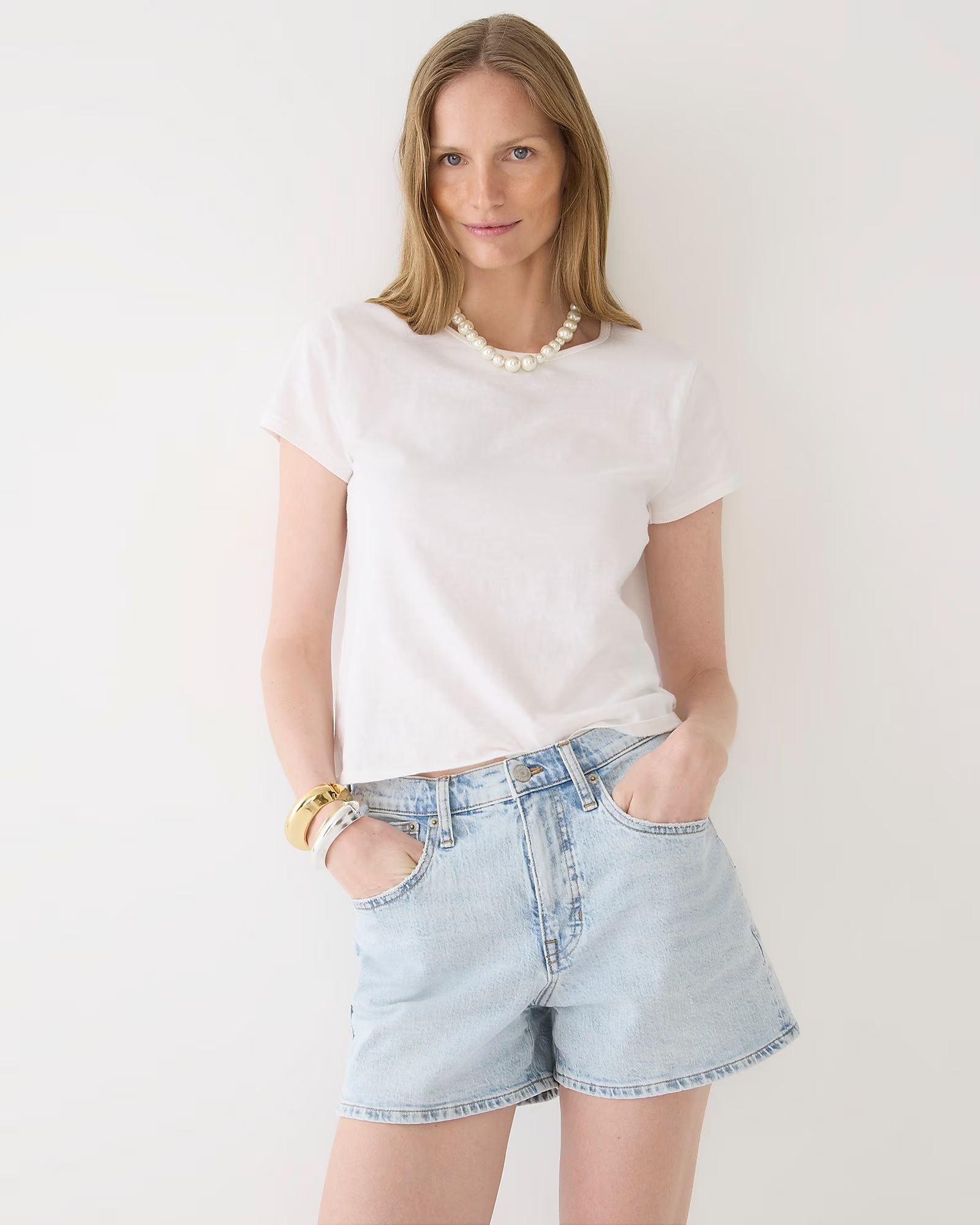 High-rise denim short in Delery wash | J.Crew US