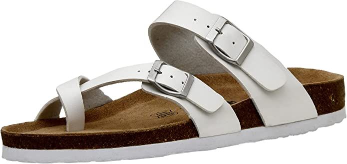 Women's Cushionaire Luna Cork footbed Sandal with +Comfort | Amazon (US)