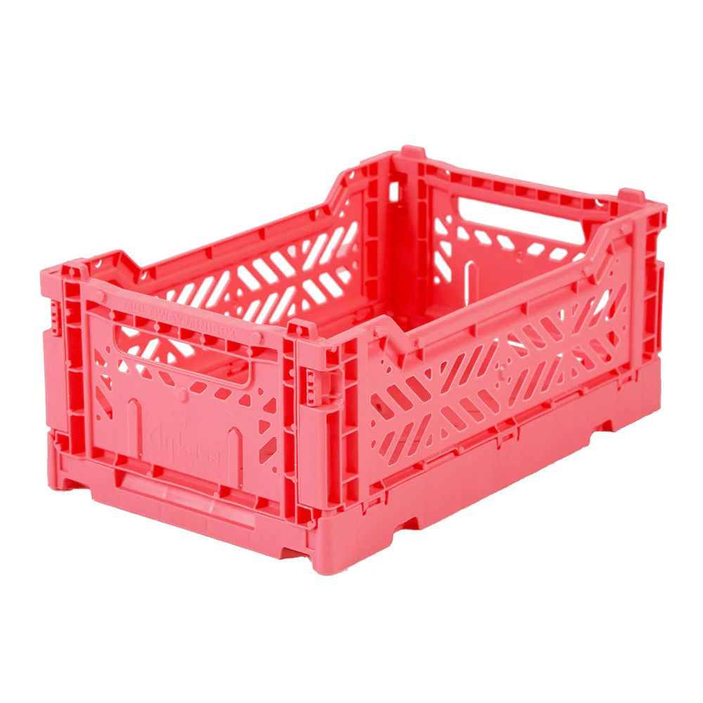 Folding Crate, Dark Pink - 2 Size Options | Shop Sweet Lulu