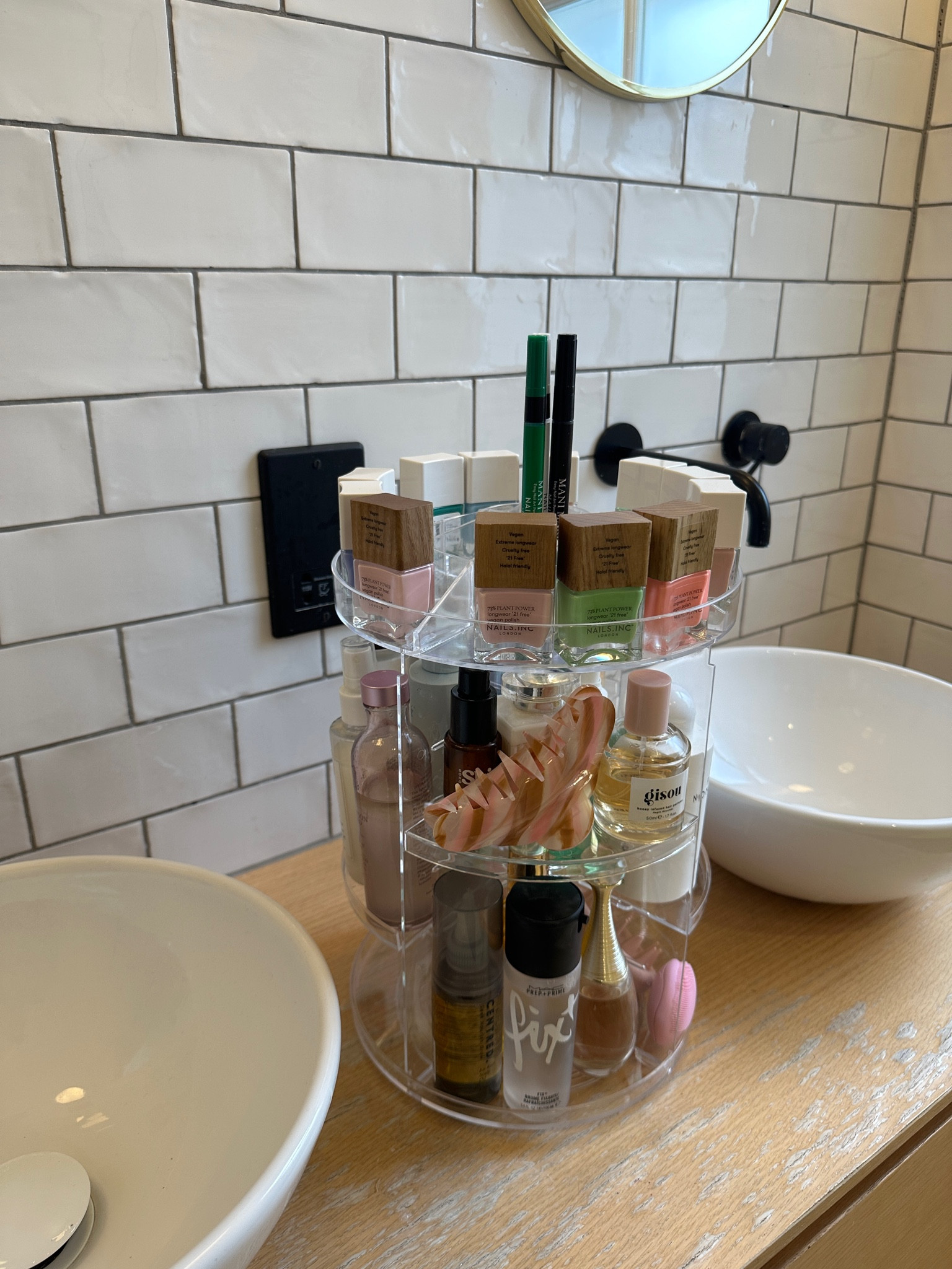 Amazon bathroom cabinet organiser, rotating organiser ❤️