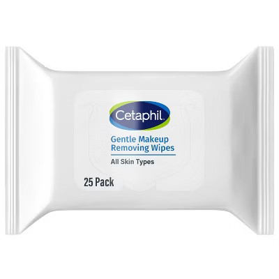 Cetaphil Makeup Remover Wipes for All Skin Types - Unscented - 25ct​ | Target