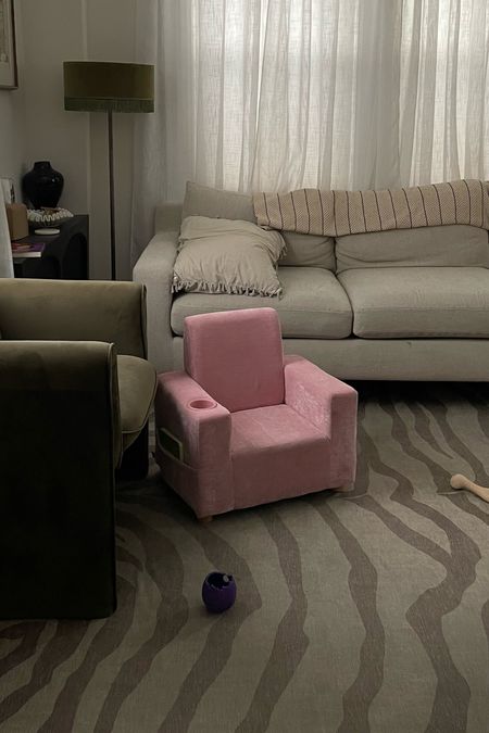 Pink kids chair, pink toddler chair, pink baby chair 