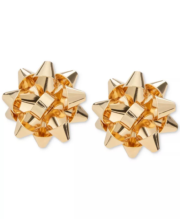 Charter Club Gold-Tone Bow Stud Earrings, Created for Macy's & Reviews - Earrings - Jewelry & Wat... | Macys (US)