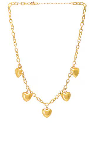 petit moments Hearts Necklace in Gold from Revolve.com | Revolve Clothing (Global)