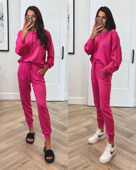 The most delicious fabric in new colors
Joggers sz xs
Funnel neck sz small 
Crew neck sz med
Sandals and sneakers tts


#LTKfindsunder50 #LTKstyletip #LTKMostLoved