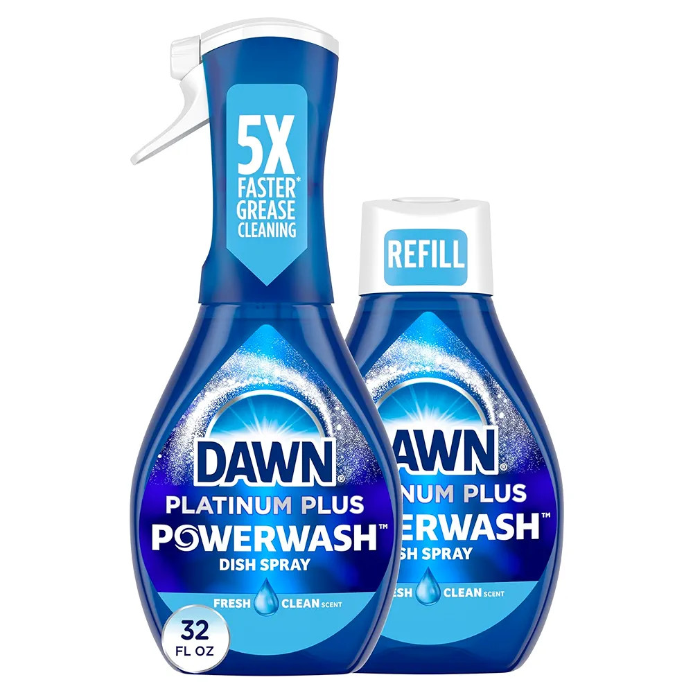 Dawn Powerwash Spray, Dish Soap, Dishwashing Liquid, Cleaning Supplies, Fresh, 1 Starter Kit + 1 ... | Amazon (US)