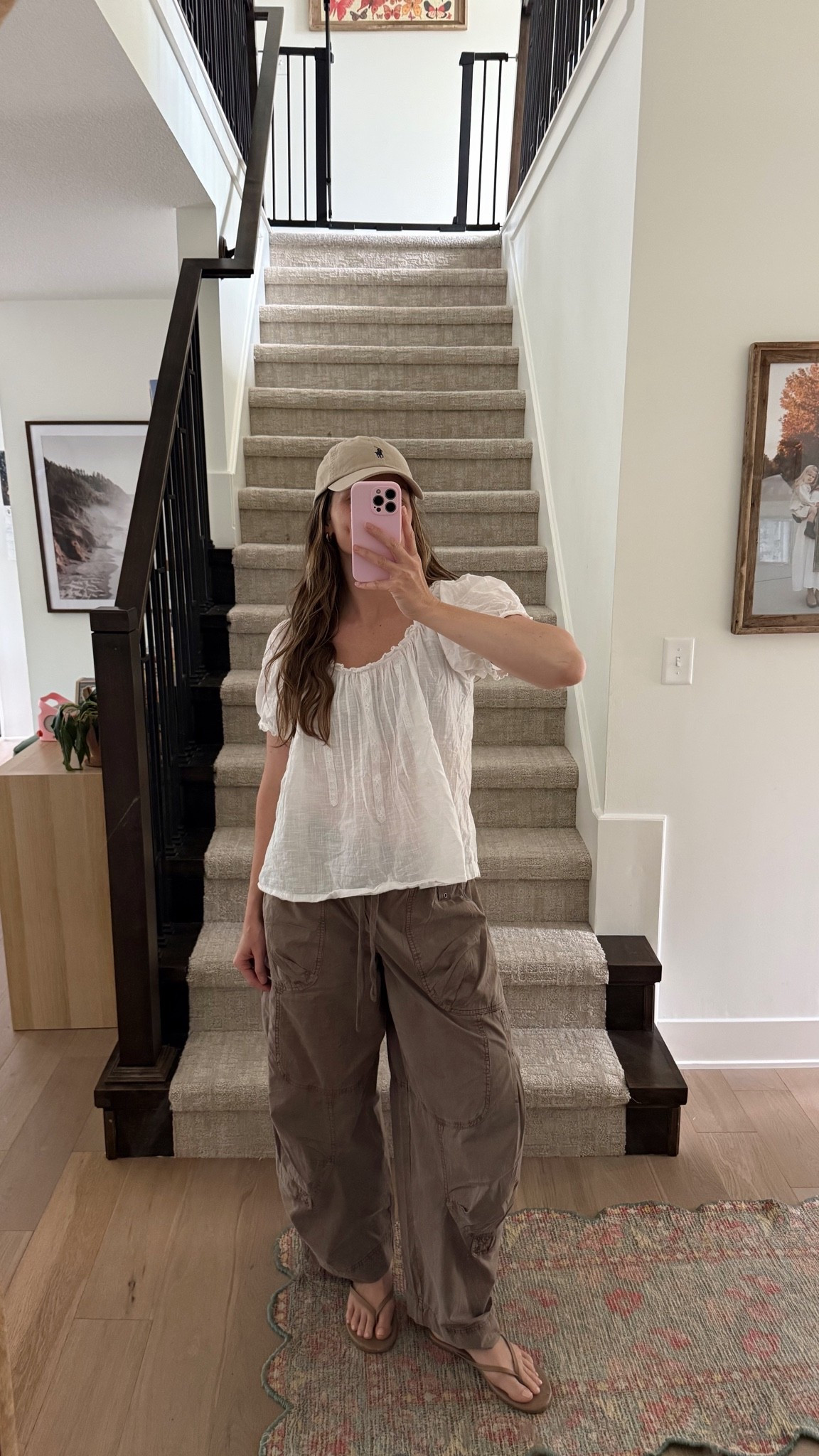 wearing small in top (part of set, linked similar too) and small in cargo pants!

#LTKootd #LTKmomlife