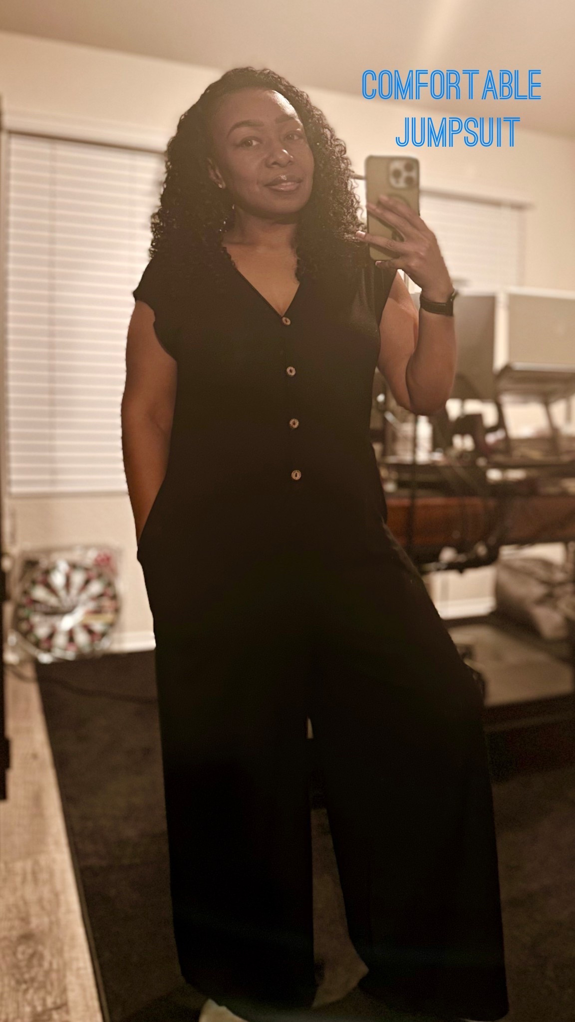 The kind of outfit you throw on for “just cleaning the house”… and somehow end up wearing all day. 😌✨

This comfy jumpsuit is perfect for spring cleaning, running errands, or just dilly-dallying around the house.
✔️ Front buttons
✔️ Pockets (because we love pockets)
✔️ Loose and comfy fit

I’m wearing a medium and it’s still nice and roomy. Honestly… this might become my everyday uniform.

#SpringStyle #ComfyChic #EffortlessStyle #EverydayOutfit #CasualStyle

#LTKmomlife #LTKootd