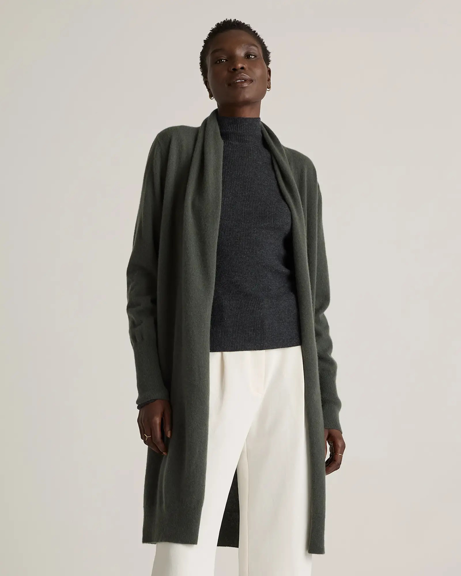 Mongolian Cashmere Duster Cardigan Sweater | Quince