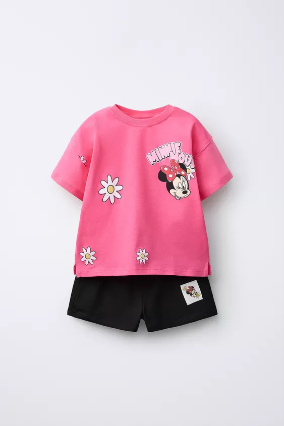 MINNIE MOUSE © DISNEY T-SHIRT & BERMUDA SET | Zara US