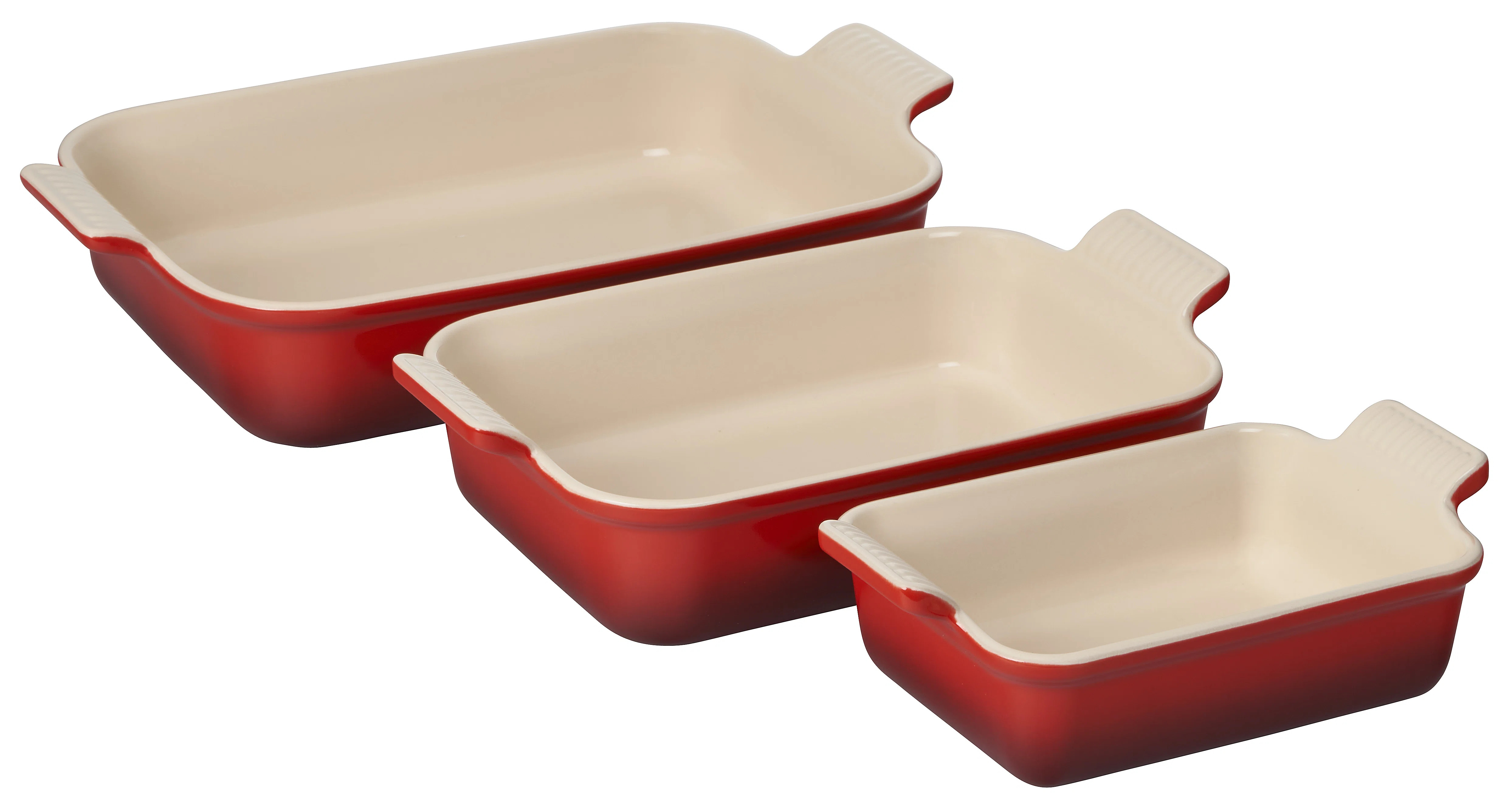 Le Creuset Stoneware 3 Piece Baking Dishes & Reviews | Wayfair | Wayfair North America