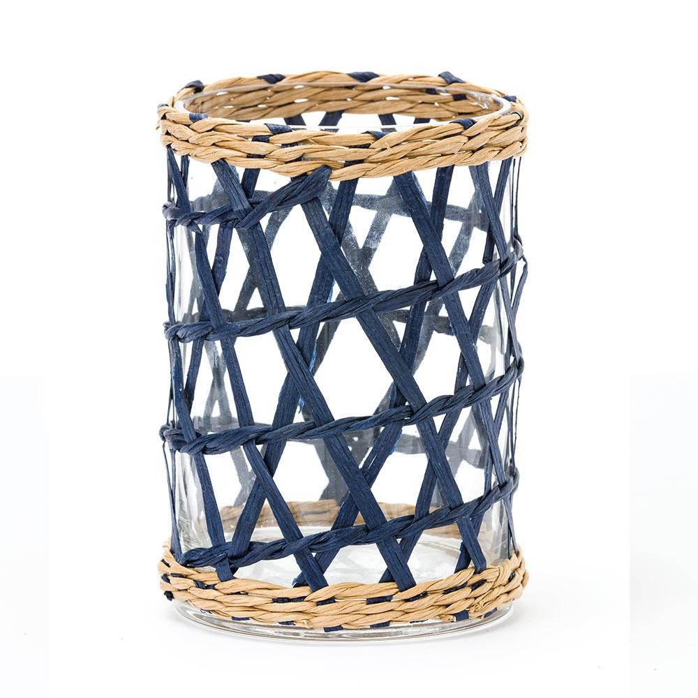 Island Wrapped Hurricane Medium Navy | Amanda Lindroth