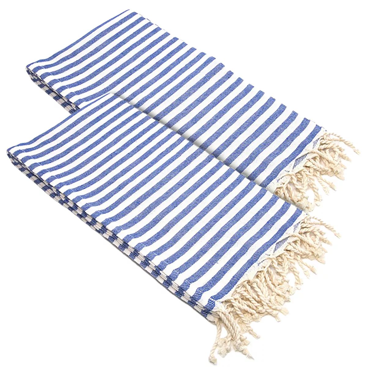 Linum Home Textiles Turkish Cotton Fun in the Sun Pestemal Beach Towel Set of 2 | Kohl's