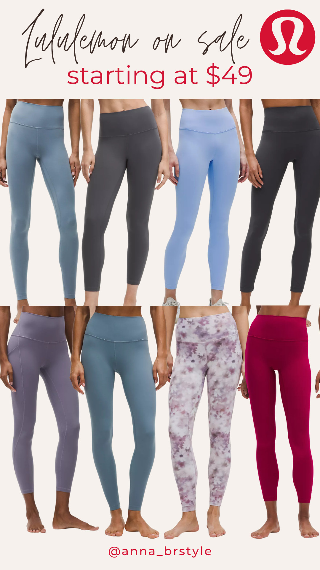 Lululemon leggings on sale, starting at $49. 

 #LTKActive #LTKSaleAlert