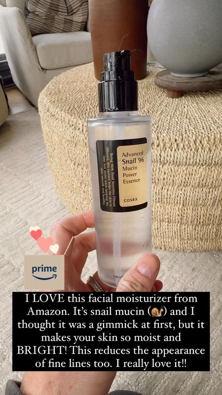 Amazon facial serum moisturizer- helps reduce wrinkles and makes your face SO bright!! 🙌🏻🌟🤍 It’s on sale for $17 and has over 17k five star amazing reviews!! #amazon #face #moisturizer 

#LTKVideo #LTKbeauty #LTKsalealert