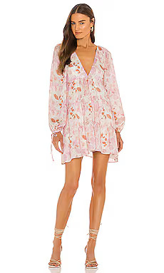 House of Harlow 1960 x REVOLVE Fleura Mini Dress in Watercolor Floral from Revolve.com | Revolve Clothing (Global)
