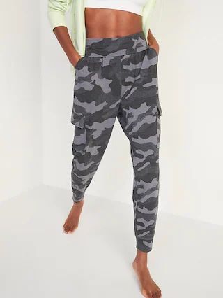 Mid-Rise Live-In Cargo Jogger Sweatpants for Women | Old Navy (US)