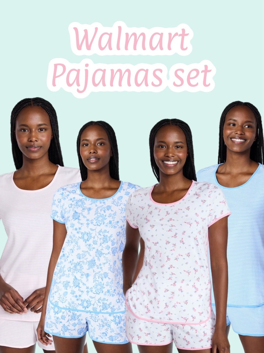 Joyspun pajamas at Walmart

Pajamas set, stripe set, spring pajamas, summer pajamas,