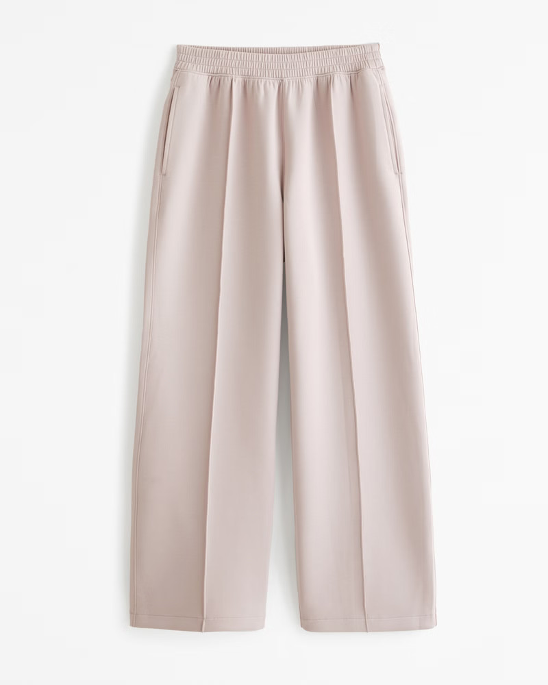 YPB neoKNIT Mid Rise Wide Leg Pant | Abercrombie & Fitch (US)