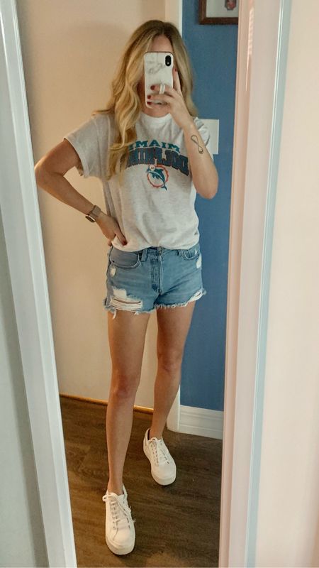 Miami Dolphins game day outfit

#LTKstyletip