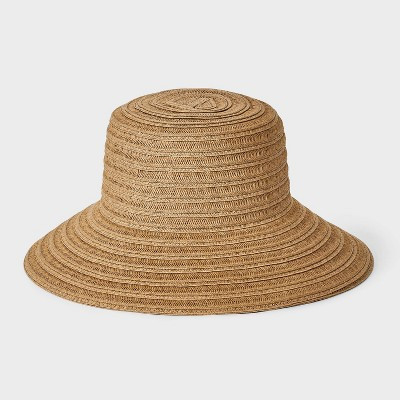 Packable Straw Down Brim Hat - Shade & Shore™ Tan | Target