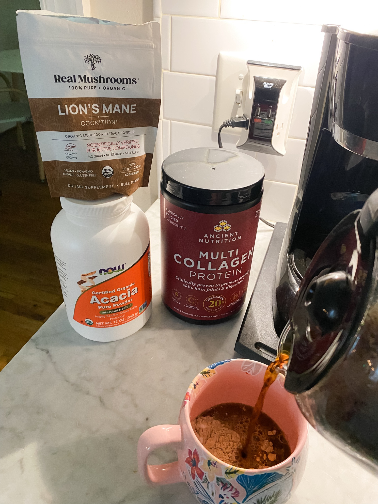 Morning Supplements with coffee
Brain health
Skin health
Gut health
Fiber
Collagen peptides
Supplements for smoothies
Lions maine
Powder supplements
Health

#LTKFindsUnder50 #LTKHome #LTKFitness