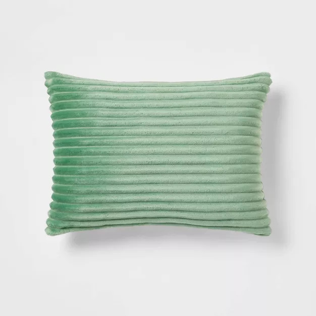 Oblong Cut Plush Decorative Throw Pillow - Room Essentials™ | Target