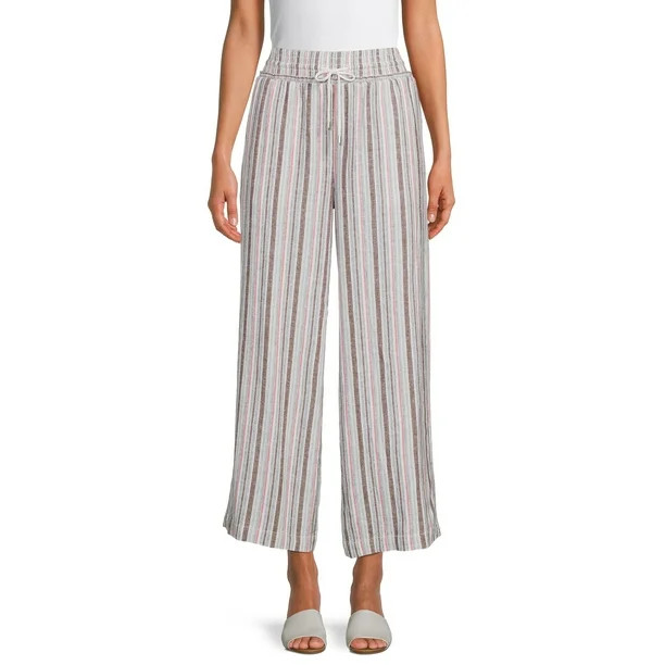 Time and Tru Women’s Linen Pants | Walmart (US)