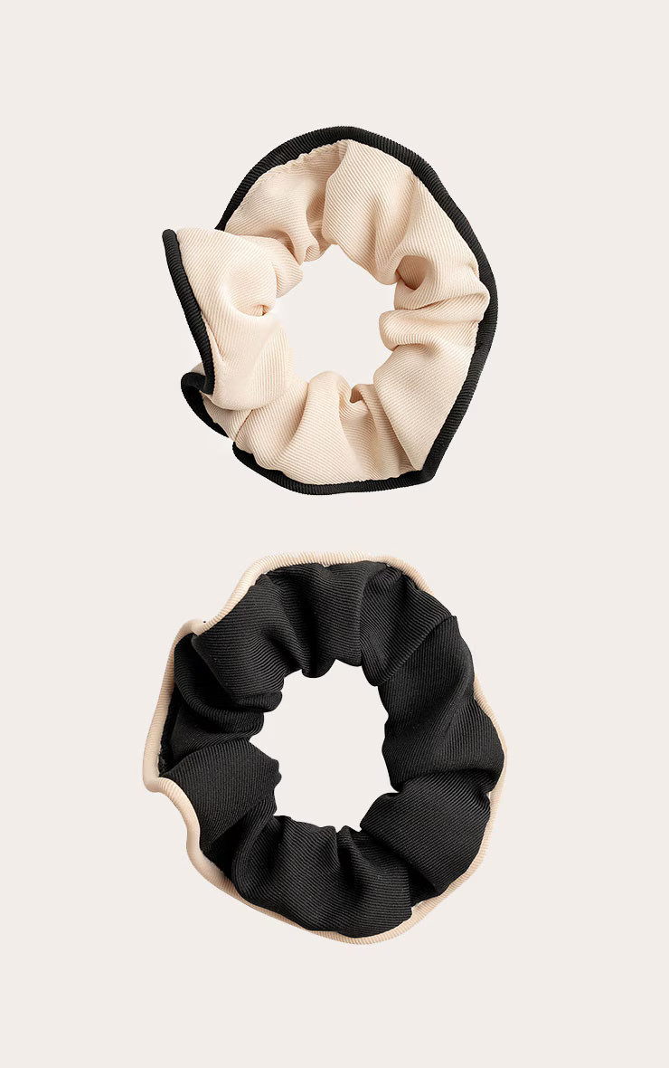 Brushworks Contrast Scrunchies (2 Pack) | PrettyLittleThing US