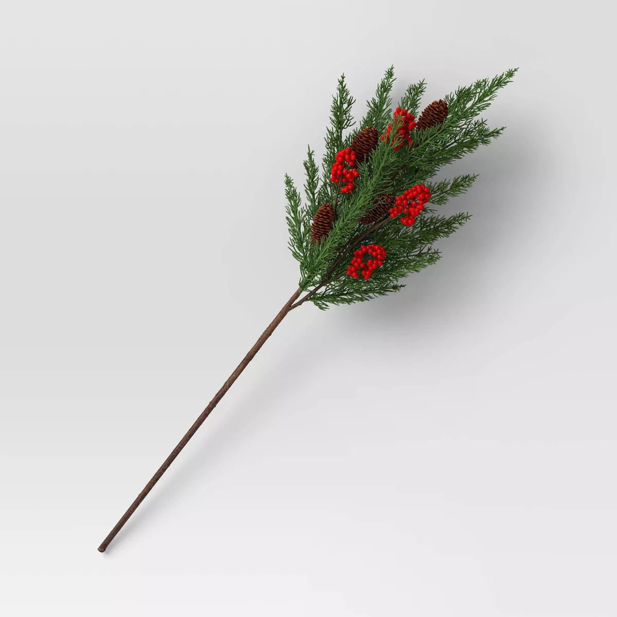 Christmas Pine and Red Berry Artificial Branch - Threshold™ | Target