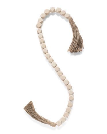 24in Washed Beads With Tassel | TJ Maxx