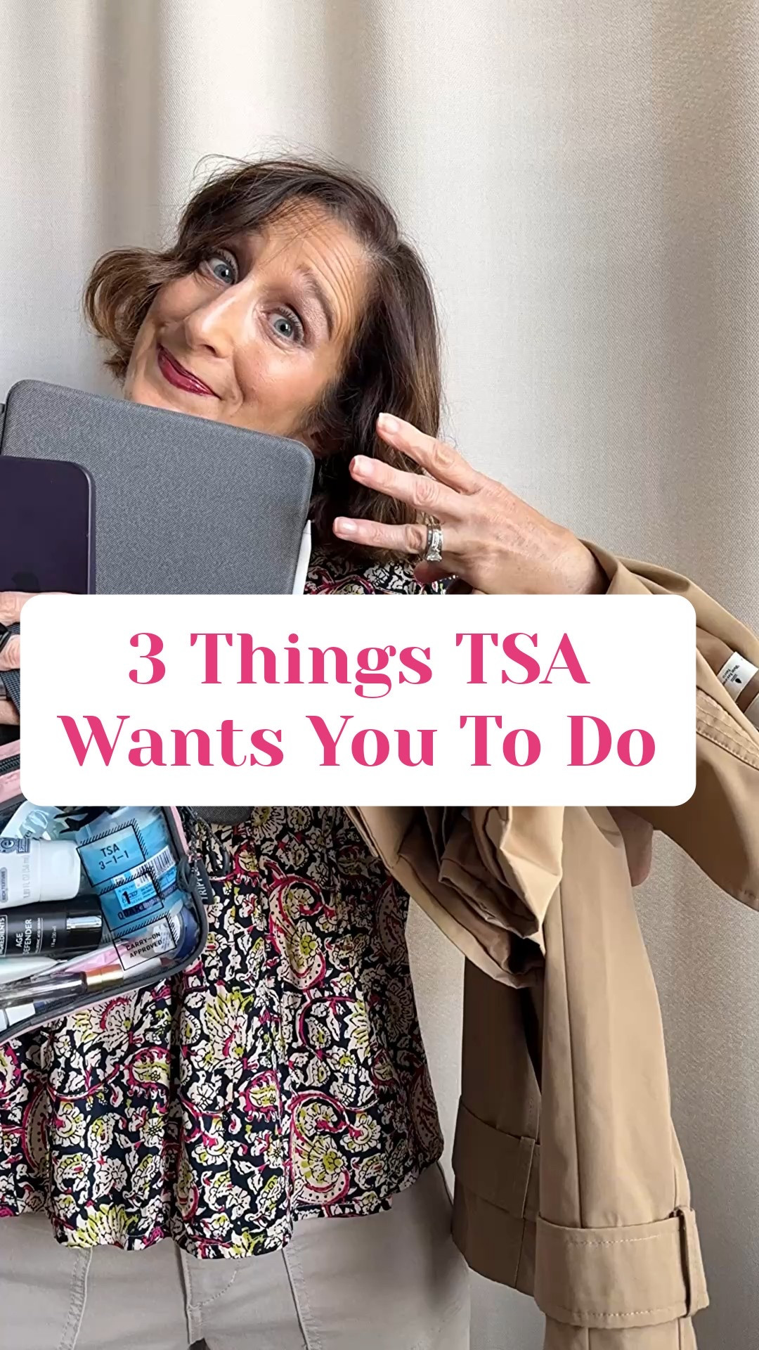 3 Things To Do At TSA Checkpoints. Wearing a cute paisley top is totally optional 😉

#LTKPetite #LTKTravel