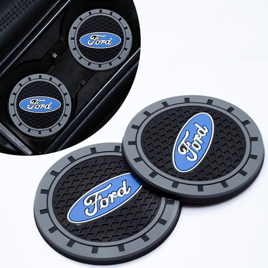 2Pcs Silicone Non-Slip Car Cup Holder Coasters Fit for Ford 2017 2018 2019 2020 2021 2022 Mustang... | Amazon (US)