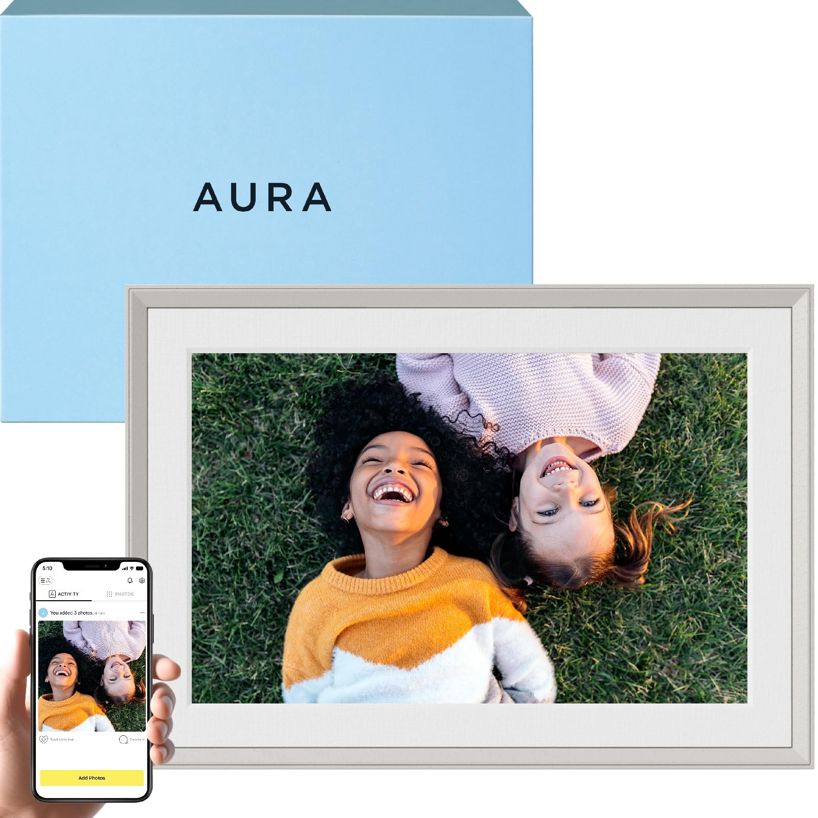 Aura Carver 10.1" WiFi Digital Picture Frame | The Best Digital Frame for Gifting | Send Photos f... | Amazon (US)