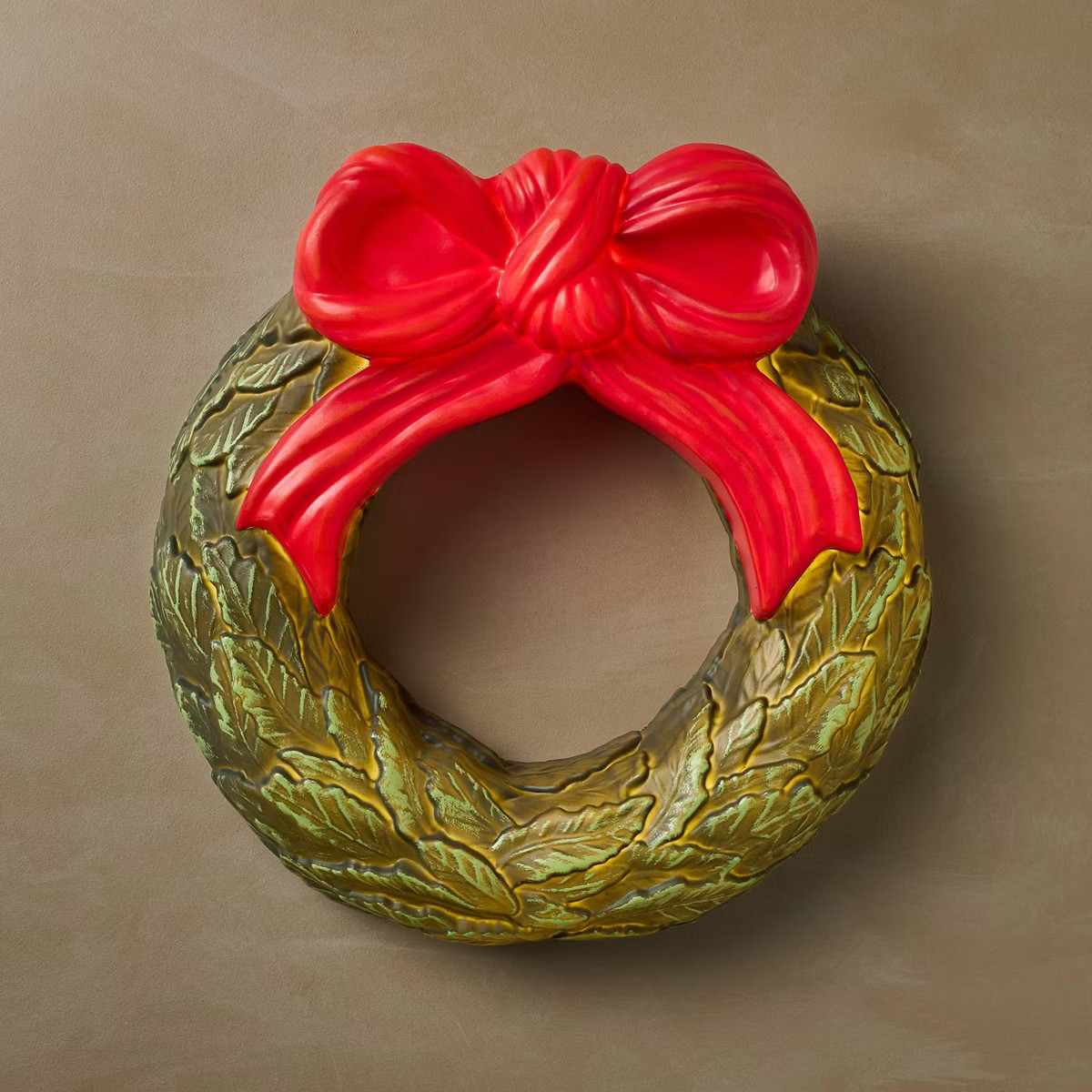 John Derian for Target 16" Wreath with Bow Lit Blow Mold | Target