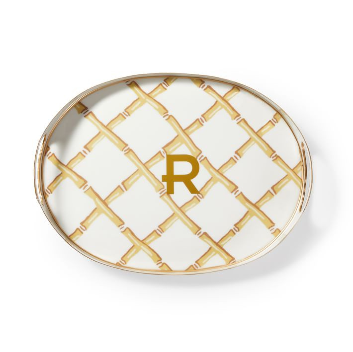 Mark & Graham x Dana Gibson Oval Patterned Tray | Mark and Graham