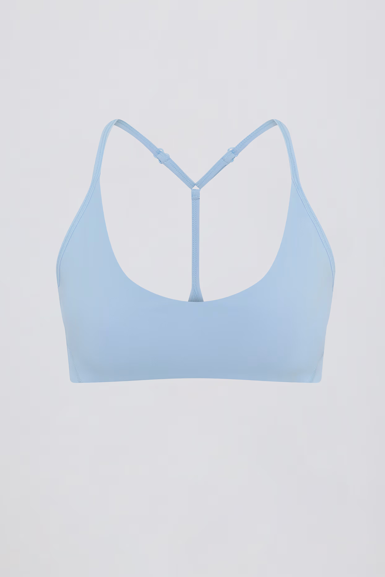 Soft Active Racerback Sports Bra in Sky | Oh Polly