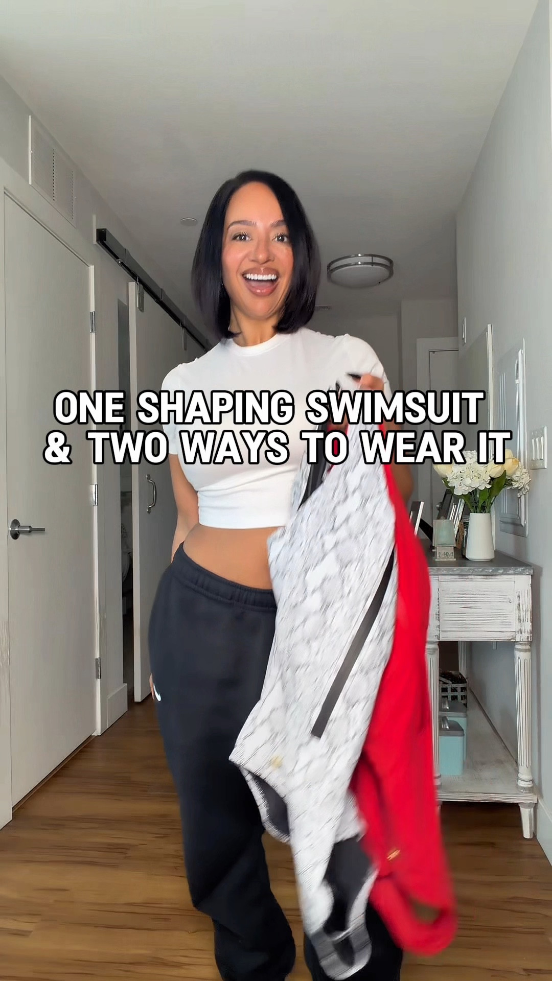 One shaping swimsuit and two ways to wear it! Works as swimwear and as a bodysuit you can wear as part of an outfit. Fits true to size! Save with heyrissyrozay at checkout 

#LTKOver40 #LTKSwim #LTKPetite