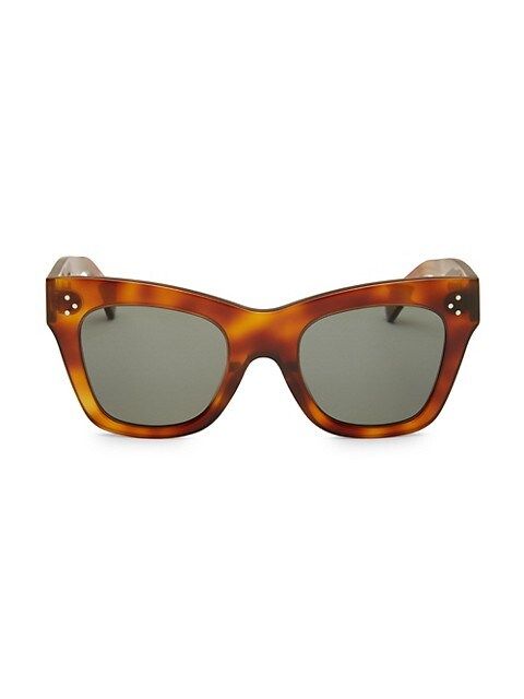 50MM Tortoise Cat Eye Sunglasses | Saks Fifth Avenue