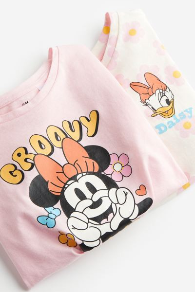 2-pack Printed Tops | H&M (US + CA)