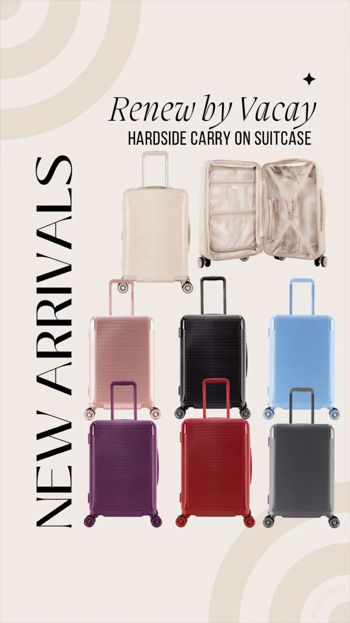 Vacay Hardside Carry On Suitcase curated on LTK