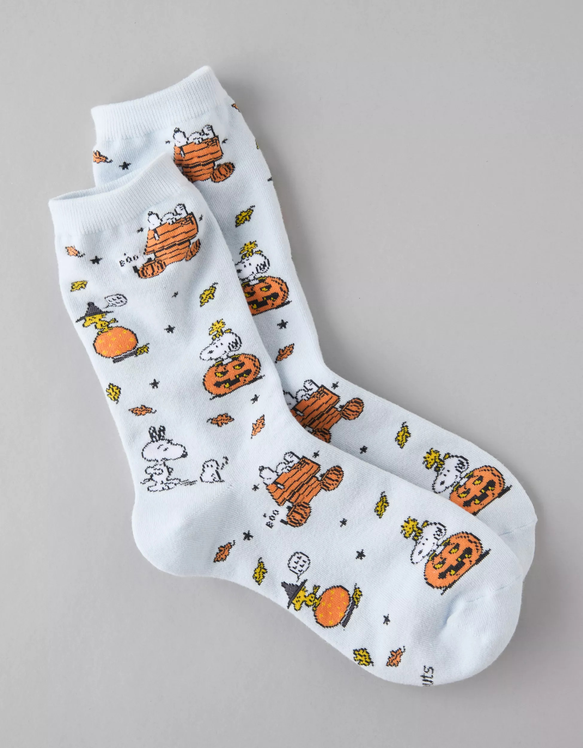 AE Peanuts Halloween Crew Socks | American Eagle Outfitters (US & CA)