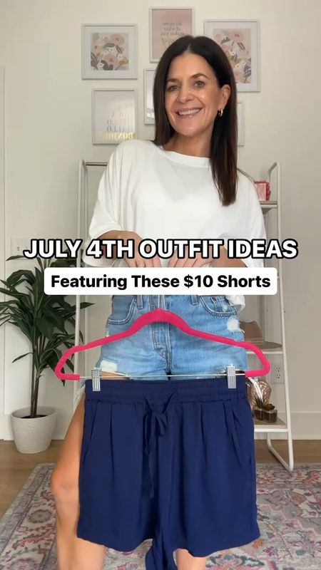 ⭐️Navy Beach Shorts - 50% off, under $10. Use code 50FLYTLY. Promo ends 6/20
⭐️Bow Top - I don't have a deal for this one, but it is a really good price! Under $17.
⭐️Knit Stripe Top - 55% off (40% promo +15% coupon), under $9. Use code 40EIOYNH. Promo ends 6/20
⭐️USA Oversized Tee - 40% off, under $9. Use code 4041ZC99. Promo ends 6/19
⭐️Stripe Tee With Red - 40% off, under $14. Use code 30HN3NOO. Promo ends 6/21 

#LTKSaleAlert #LTKStyleTip