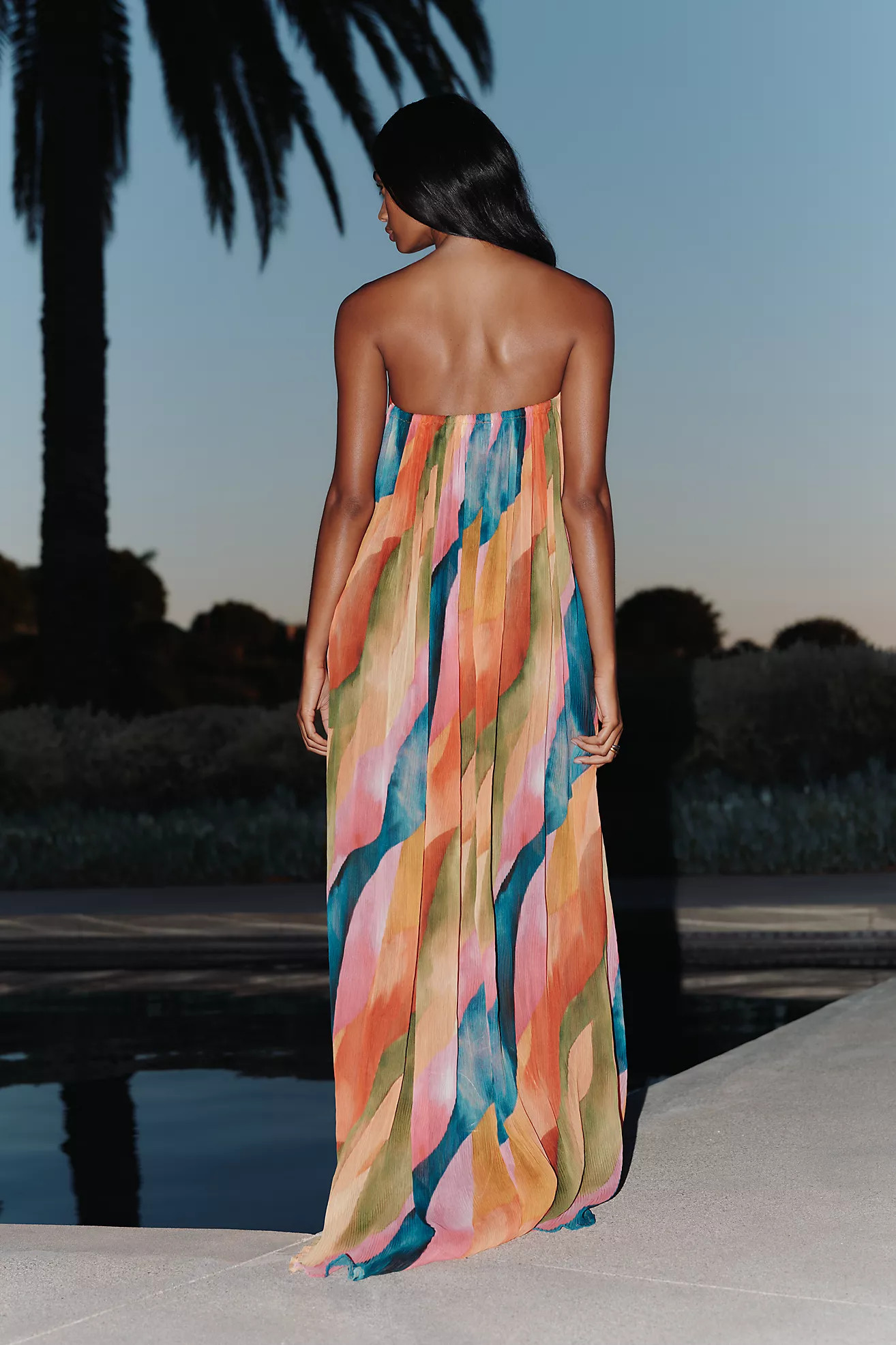 Villa Fresca Gaia Strapless Dress | Anthropologie (US)