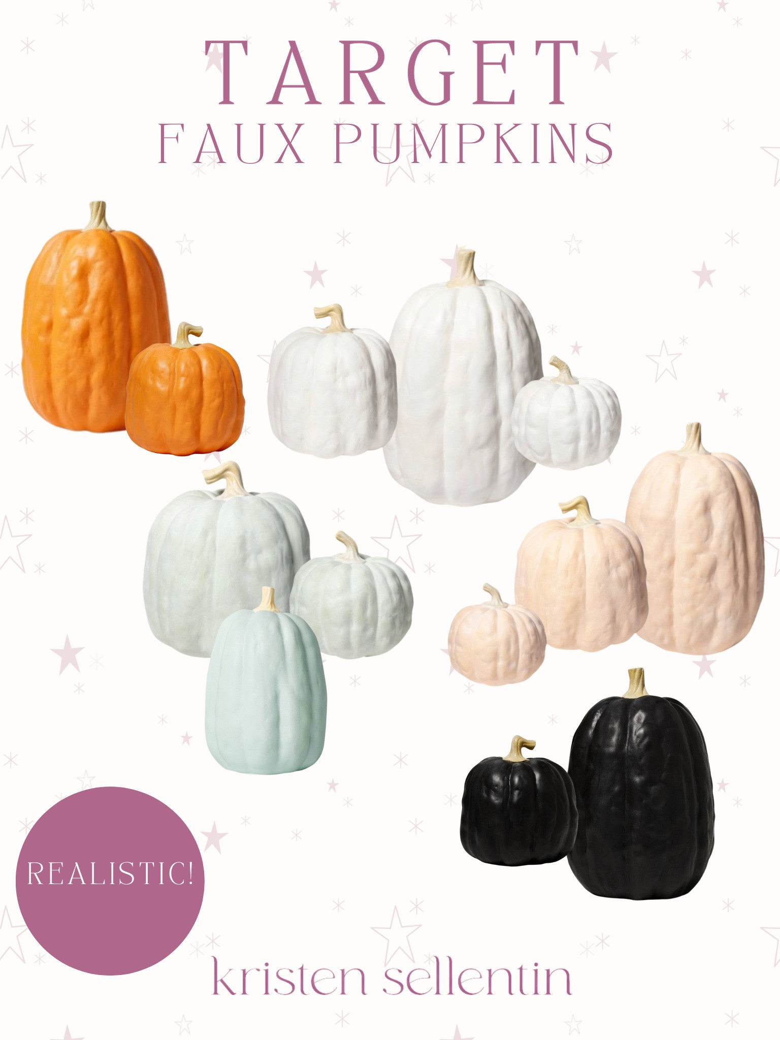 HALLOWEEN : Most realistic faux pumpkins in 4 colorways 

#halloween #fall #falldecor #falloween #pumpkins #target 

#LTKFindsUnder50 #LTKSeasonal #LTKHome