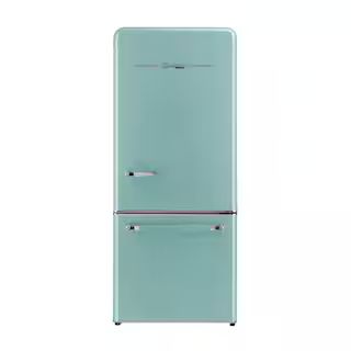 Unique Appliances Classic Retro 30 in 17.7 cu. ft. Frost Free Retro Bottom Freezer Refrigerator i... | The Home Depot