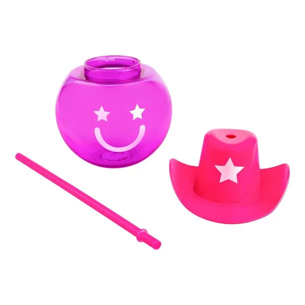 Smiley Face Pink and Purple Cowboy Tumbler, 2 pack | Walmart (US)