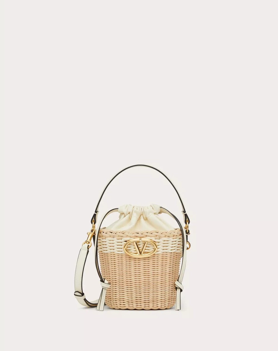 Valentino vlogo signature wicker bucket bag - BNWT | eBay | eBay US
