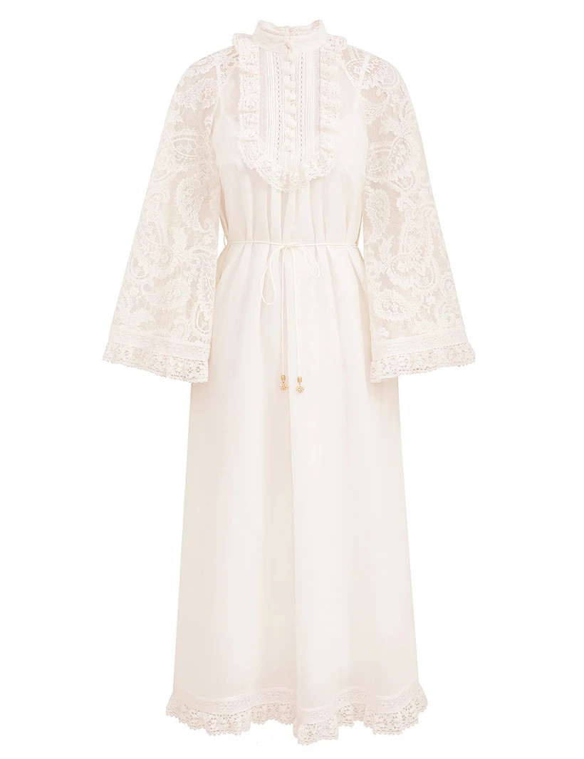 Ascension Lace Yoke Midi Dress            
        
            

    
    
    











    
... | ZIMMERMANN (US, CA, EU, MENA)